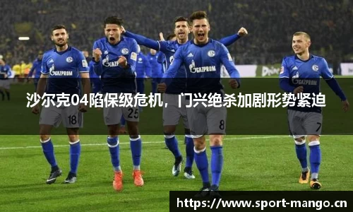 沙尔克04陷保级危机，门兴绝杀加剧形势紧迫